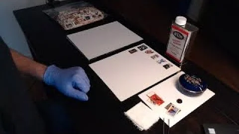 Stamp Collecting Episode 2 Soaking Self-Adhesive S...