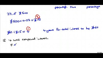 June 2012 Unit 3 Edexcel Q2H Q17F - Simple Interest