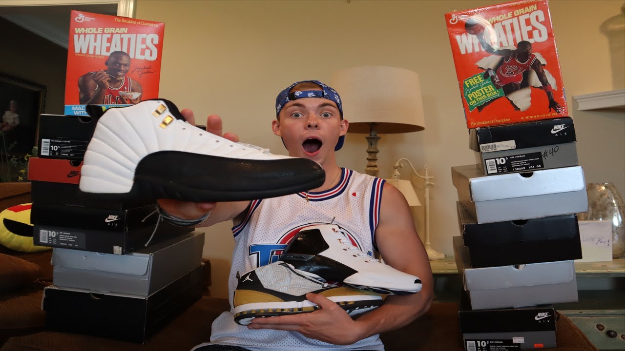 INSANE RARE ORIGINAL JORDAN SHOE COLLECTION FROM THE 1990s!!! YOU HAVE ...