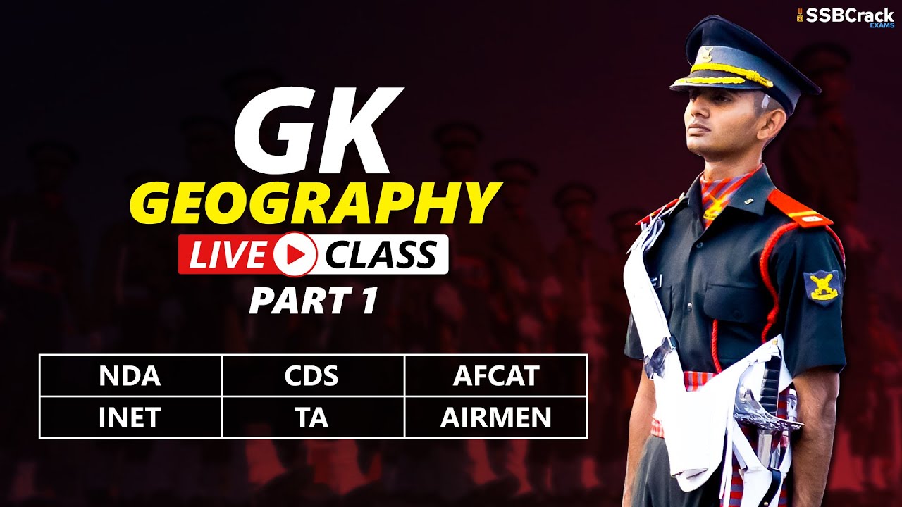GK Live Class | Geography - Physical Geography Concepts | Part 1 | 26 May 2021