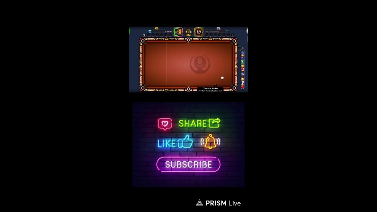 I AM BACK 8BALL POLL TRICK SHOT😱😎