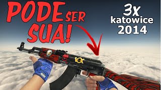Sorteio Ak-47 Com 3 Adesivos Katowice 2014 & Desafiei Meu Inscrito A Profitar