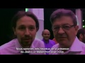 Pablo iglesias et jeanluc mlenchon  madrid le 26 mai 2016