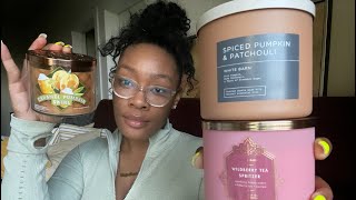 HUGE BATH AND BODY WORKS FALL CANDLE HAUL 2022! 14 CANDLES?! PUMPKIN CINNAMON BUN POST BURN REVIEW