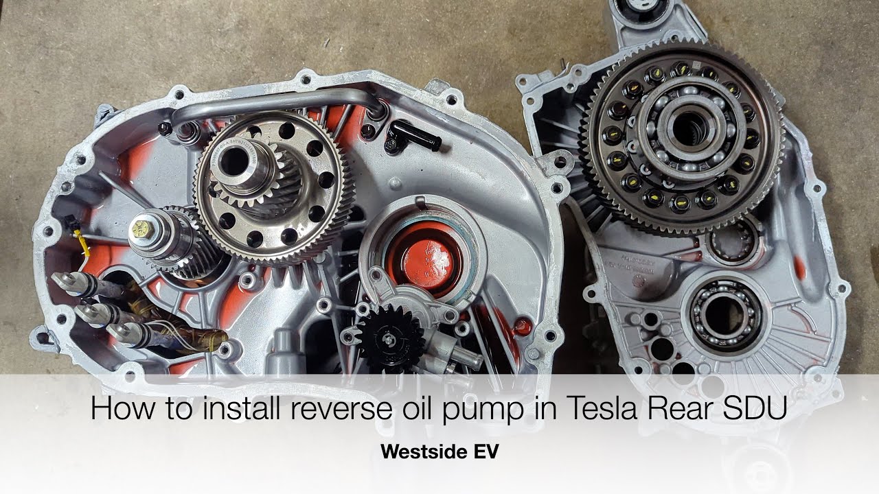 Tesla RSDU Reversed Oil Pump Pickup Install