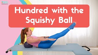 Hundred with the Squishy Ball | Online Pilates Classes