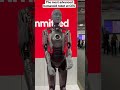Is her laugh scary? This is Ameca the most advanced humanoid robot at CES #tech #robot
