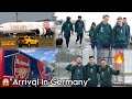 🔥Yes!Arsenal Players Arrival In Germany🇩🇪2nd Leg, Bayern Munich Vs Arsenal | Saka,Odegaard,Rice.