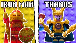I Transformed MARVEL Characters into LEGO Fantasy Minifigures!