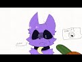 Catnap afraid of cucumber part4funny moments poppy playtime 3animation