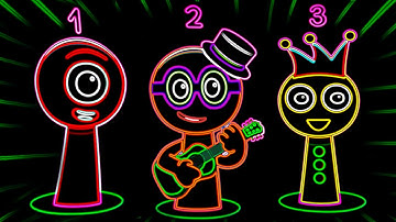 Sprunki OC Numberblocks Compilation (VOCODED) To Tetris Theme