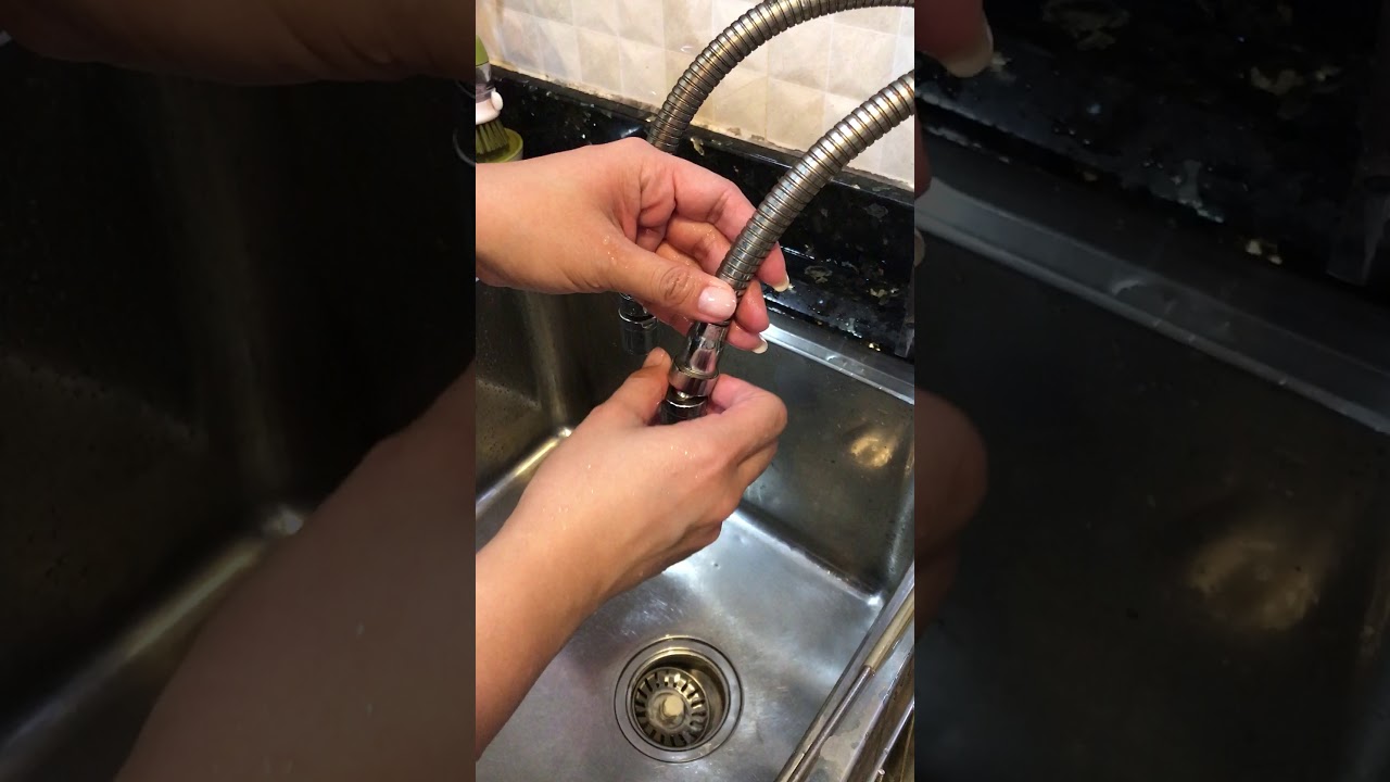 Turbo Flex Flexible Faucet Sprayer Youtube