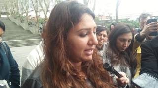 Maple Batalia's sister speaks to reporters after Gurjinder Dhaliwal's sentencing