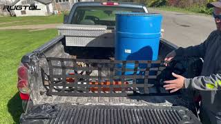 Keep your cargo secure and reduce drag with the Rugtol Tailgate Net – designed for pickups#bungee