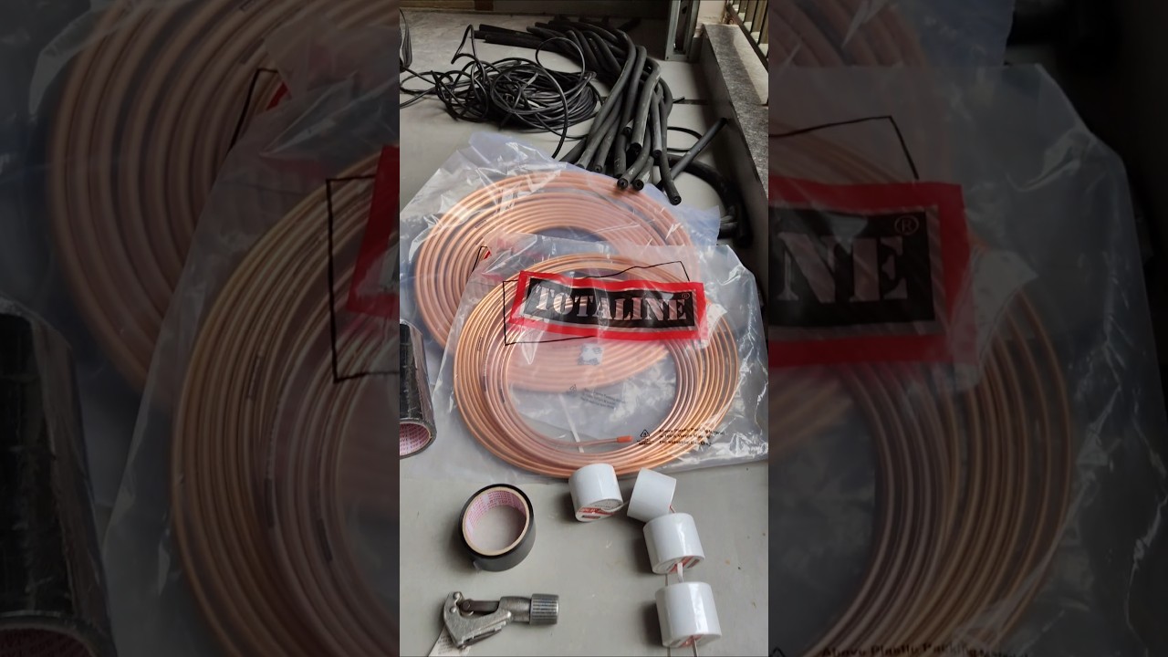 Concealed Copper piping 