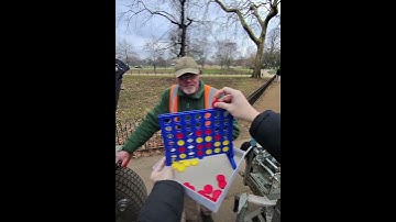 Playing random people at connect 4 #connect4 #game #public