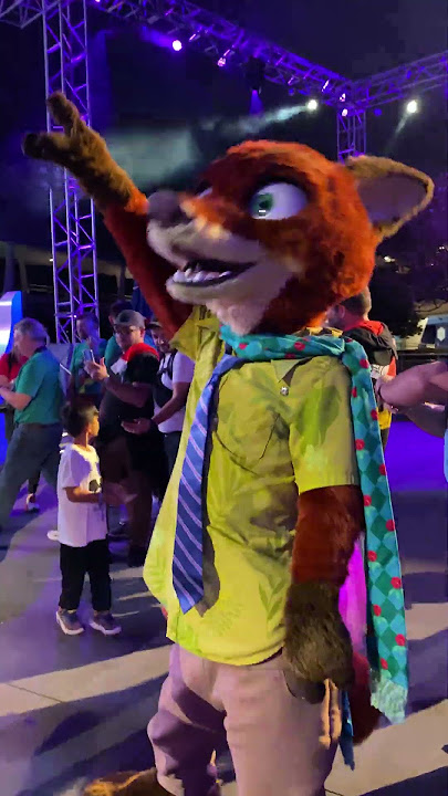 Nick Wilde on the Dance Floor‼️  #disney #disneycharacters