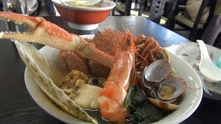 Post-tsunami recovering seafood ramen shop