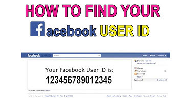 HOW TO FIND FACEBOOK USER ID?