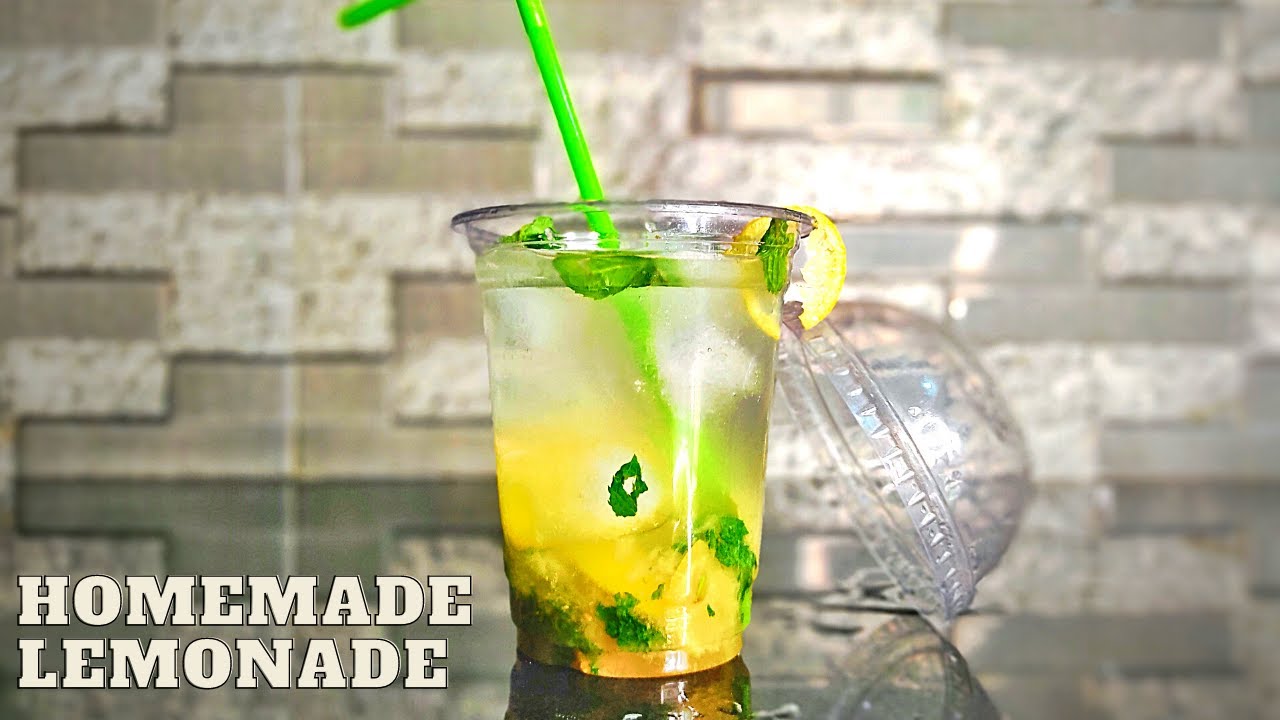 Homemade Mint lemonade without Soda | Yummy and Refreshing | Flair Fusion