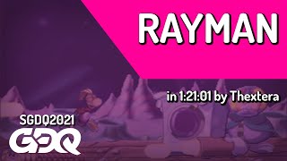 Rayman by Thextera in 1:21:01 - Summer Games Done Quick 2021 Online screenshot 5