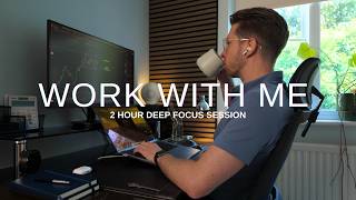 Work With Me | 2 Hour Pomodoro Focus Session for Deep Work | 50-10-50 Timer