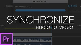 How to SYNCHRONIZE & MERGE Audio with Video