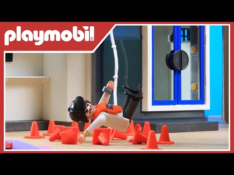 Fuga da prisão DEU ERRADO! | Playmobil em Português | Ação da cidade