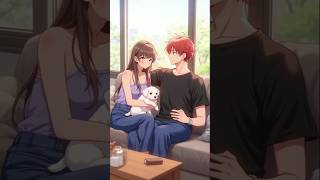 Sometimes Love Has Fur & a Wagging Tail ❤️🐶🐾 #surprisegift #couplegoals #animecouple #puppylove