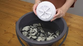 バケツ、洗面台が洗濯機に！どこでもUSB洗濯機『ちょこっとウォッシュ』【半歩未来のライフスタイル】