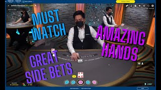 AMAZING BLACKJACK SESSION ON INFINITI WITH GREAT SIDE BETS
