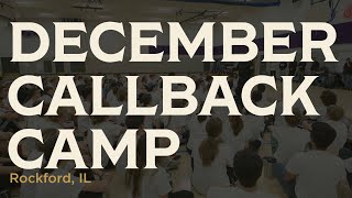 December Callback Camp