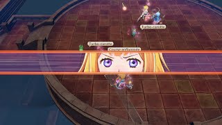Mado Monogatari Fia and the Wondrous Academy - Mages Tower Last Floor Extra Boss (Normal)
The winning strategy was Pahune + Eclipse on myself, and redoing the last 8 floors to keep the buff from the last homemade curry I had.
That was a tough and crazy battle! Im so happy I managed to beat it in the end, after some perseverance. I even got the All Dungeon Conquerer (Veni, vidi, vici in French) gold trophy. Mado Monogatari Fia and the Wondrous Academy - Mages Tower Last Floor Extra Boss (Normal)