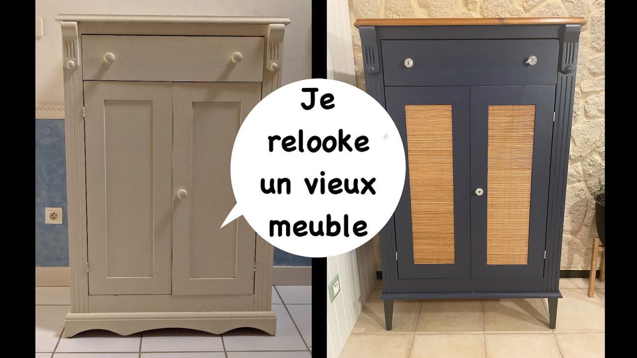 RELOOKER UN VIEUX MEUBLE (AVANT/APRÈS)