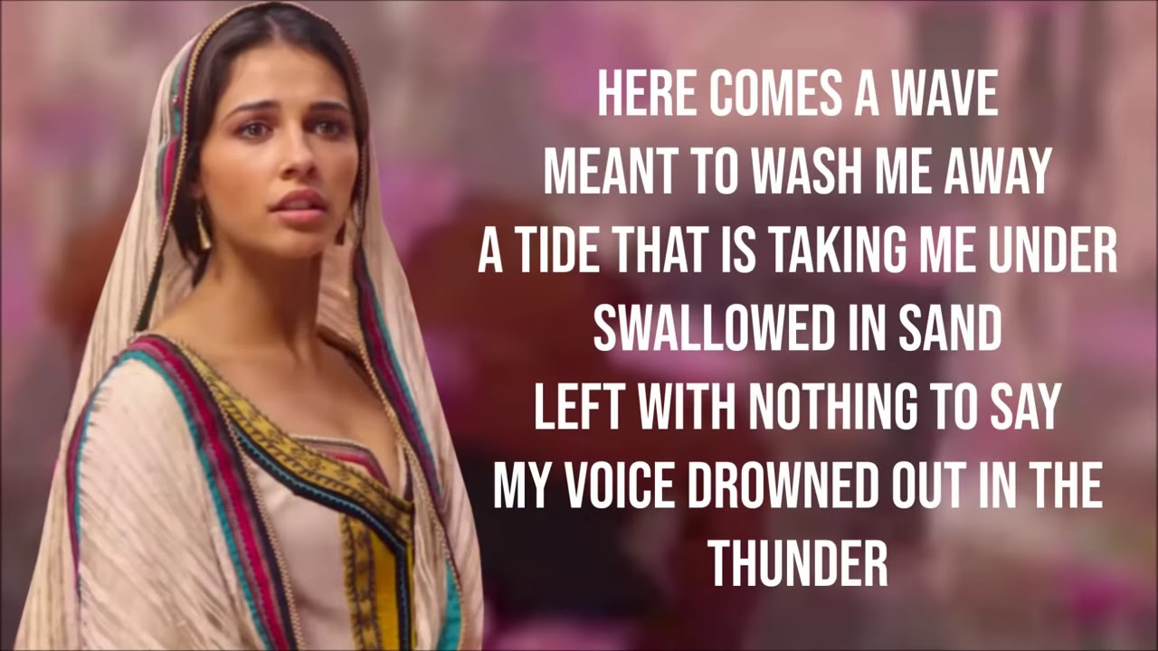 Naomi Scott Speechless Lyrics (From Aladdin 2019) YouTube