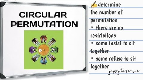 CIRCULAR PERMUTATION