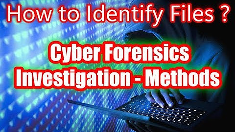 Cyber Forensics : How To Identify File Types in Windows ? Learn to Find What File Is it In System !