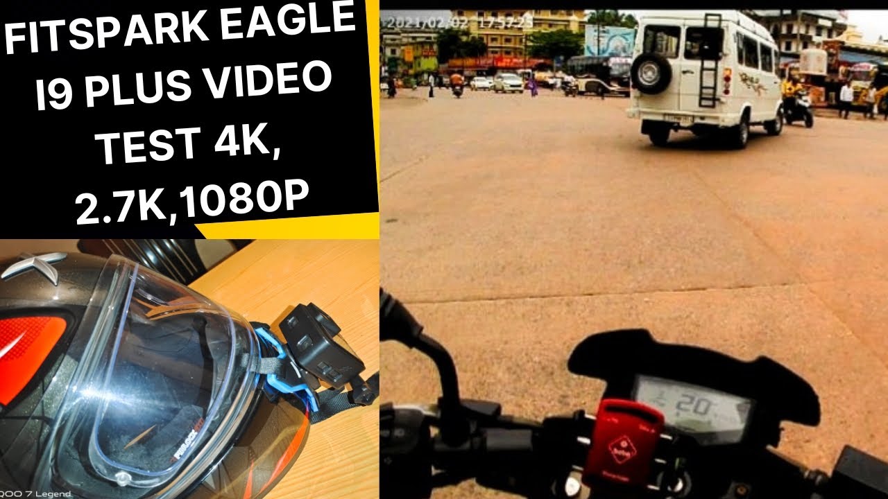 Fitspark eagle i9 plus 4k video test  