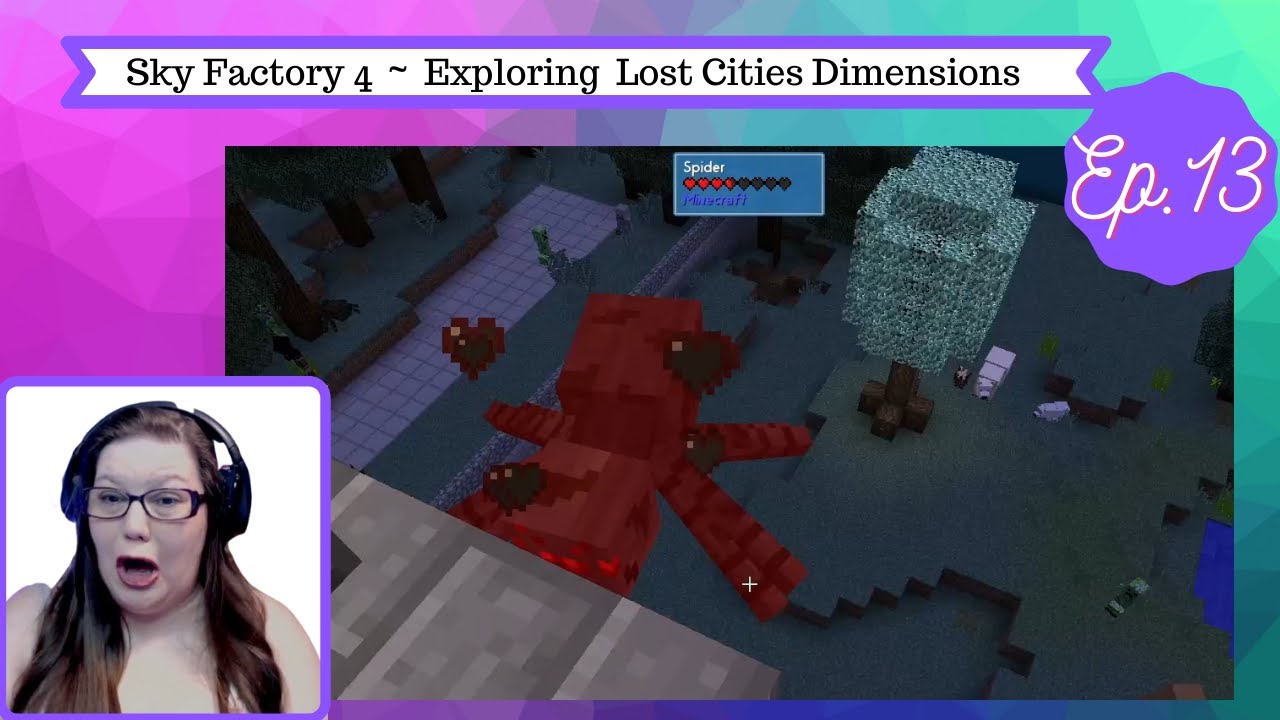 Sky Factory 4 Prestige Mode ~ Ep 13 Exploring Lost Cities Dimensions ...