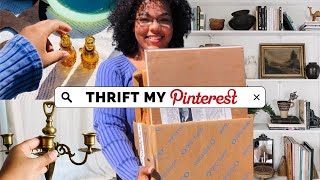 Thrifting for my NEW TINY HOUSE! Pinterest Board Thrift Haul | French Parisian Interior Design Style