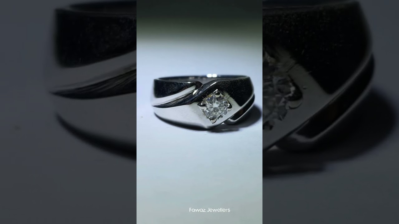 Diamond Palladium Ring for orders and queries kindly inbox or WhatsApp at +92 3079433733