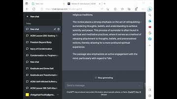 ChatGPT Spirituality ACIM Workbook Review VI Introduction
