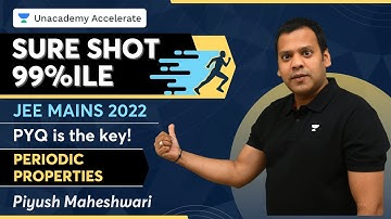 Sure Shot 99%ile JEE Mains 2022 | PYQ is the Key | Inorganic Chemistry - Periodic Properties | PMS