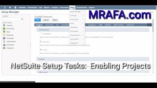 MRAFA.com:  When and How to Setup Project Costing in NetSuite