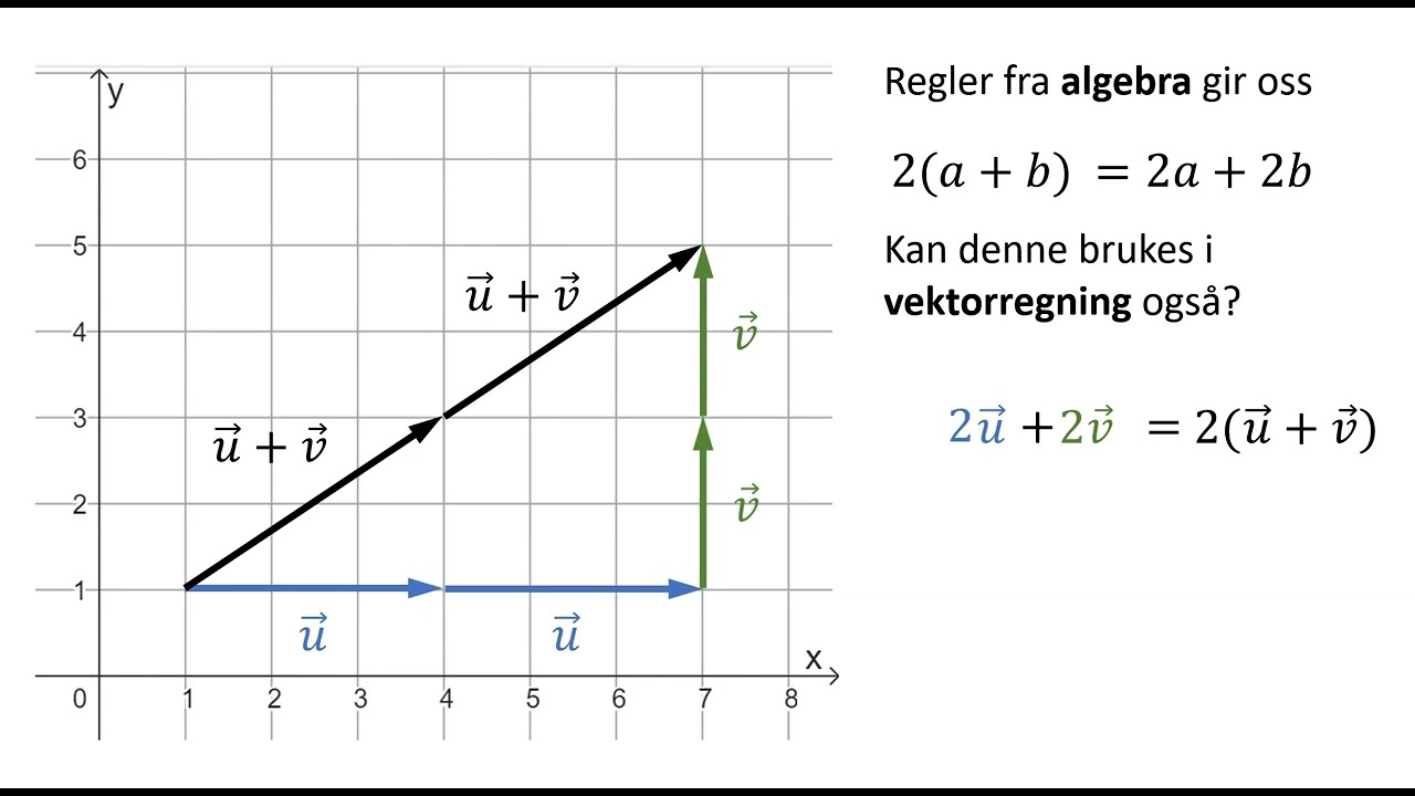 R1 - Tall multiplisert med vektorer