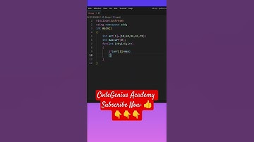 Write a Program to Print Largest Number of arrays in C++ #codewithharry #codingshortvideo #python
