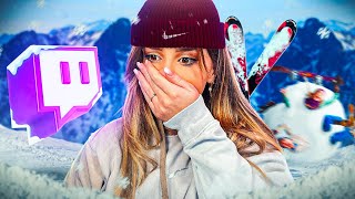 JE TOMBE SUR DES GENS EN SNOWBOARD ( je suis vraiment une noob) Best of live #1