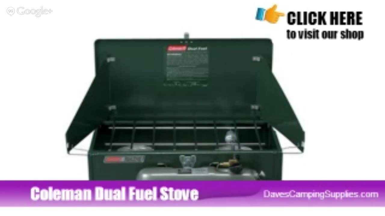 Coleman Dual Fuel Stove YouTube