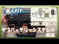 【素人DIY】サブバッテリーシステム組んで使って解説!【LiTimeバッテリー】