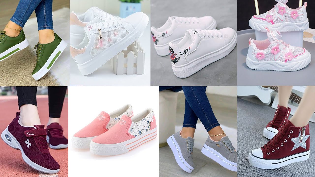 Stylish Sneakers for Girls 👟 | Trendy & Comfortable Footwear Collection | Fashion Shoes for Women